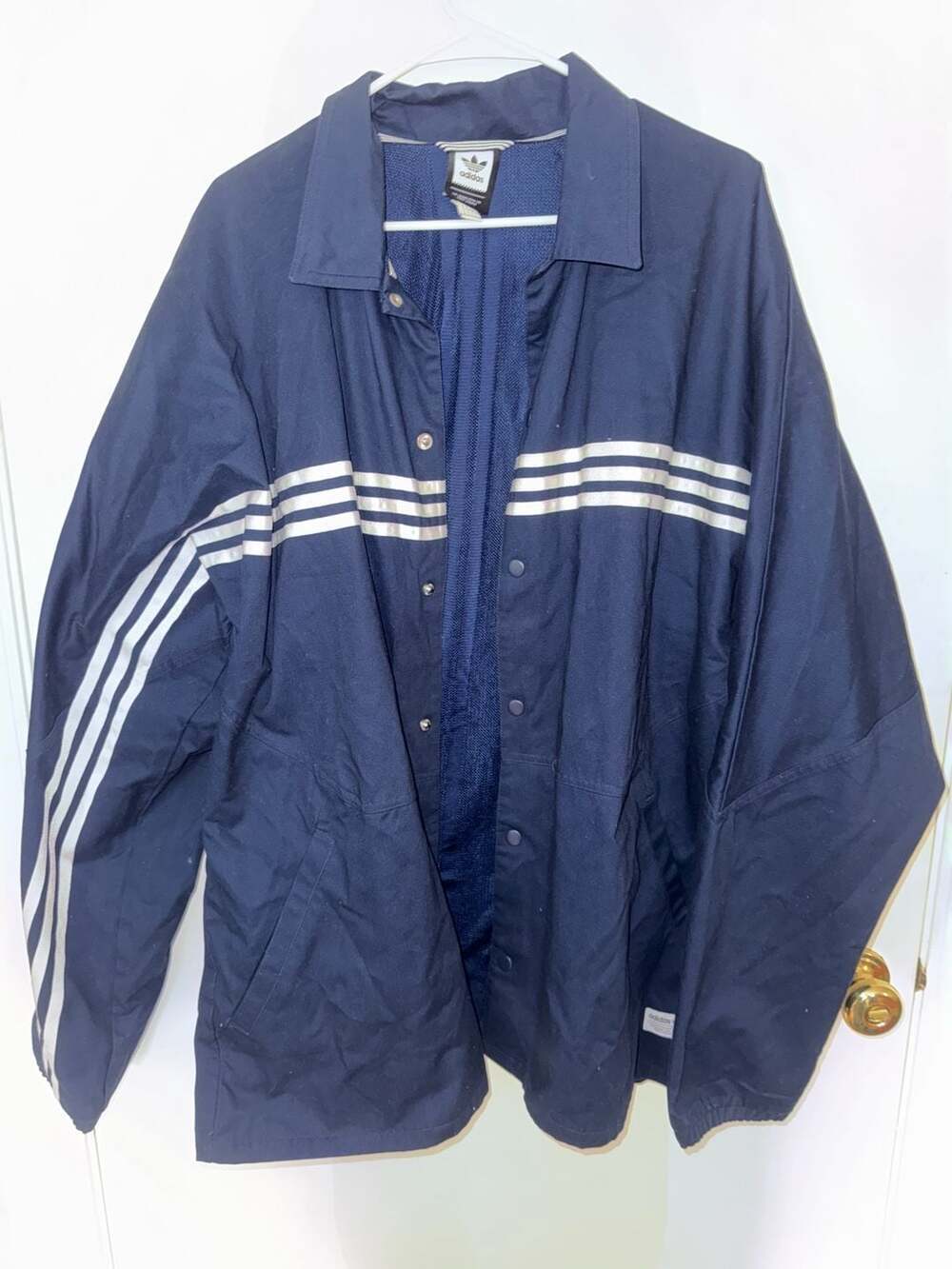 adidas Originals Men's Skateboarding Schlepp Jacket - Navy Blue